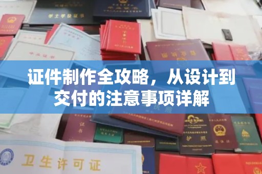 香格里拉证件制作全攻略，从设计到交付的注意事项详解