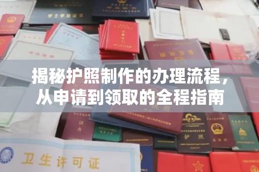 香格里拉揭秘护照制作的办理流程，从申请到领取的全程指南