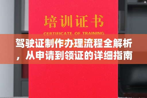 香格里拉驾驶证制作办理流程全解析，从申请到领证的详细指南